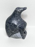 Signed Vintage Inuit Soapstone Bird Carving