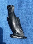 Inuit Soapstone Salmon Fish Carving Sculpture