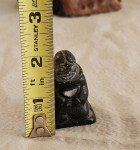 Inuit Carved Stone Woman Eskimo Vintage Statue