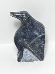 Signed Vintage Inuit Soapstone Bird Carving