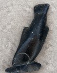 Inuit Soapstone Salmon Fish Carving Sculpture