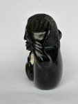 Nuveeya Ipellie Signed Sedna Stone Sculpture