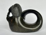 Nuveeya Ipellie Signed Sedna Stone Sculpture