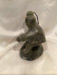 Inuit Seal Hunter Soapstone Carving by DIMU