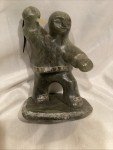 Inuit Seal Hunter Soapstone Carving by DIMU