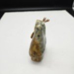 Levi Tetpon Signed Alaskan Inuit Soapstone Hunter Carving