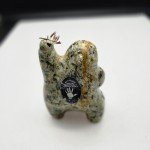 Levi Tetpon Signed Alaskan Inuit Soapstone Hunter Carving