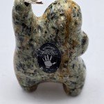 Levi Tetpon Signed Alaskan Inuit Soapstone Hunter Carving