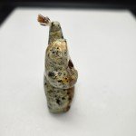 Levi Tetpon Signed Alaskan Inuit Soapstone Hunter Carving