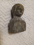 Inuit Stone Carving: Young Woman Sculpture
