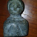 Inuit Stone Carving: Young Woman Sculpture