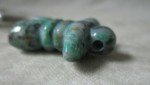 Moss Agate Inukshuk Stone Inuit Carving