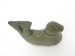 Inuit Seal Stone Sculpture - Hand-Carved Art Piece