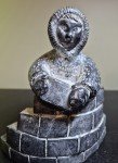 Inuit Soapstone Carving - 7" Eskimo Igloo