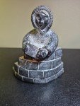 Inuit Soapstone Carving - 7" Eskimo Igloo