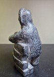 Inuit Soapstone Carving - 7" Eskimo Igloo