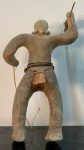 Inuit Soapstone Carving: Bushman with Spear