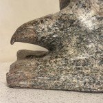 Inuit Falcon Soapstone Carving by Kakee Peter Ningeosiak