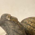 Inuit Falcon Soapstone Carving by Kakee Peter Ningeosiak