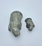 Inuit Stone Carving: Walrus Mom and Baby