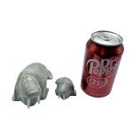 Inuit Stone Carving: Walrus Mom and Baby
