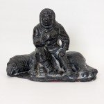 Inuit Polar Bear Sculpture - Alaskan Hunter Figurine