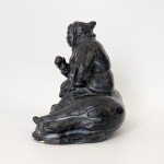 Inuit Polar Bear Sculpture - Alaskan Hunter Figurine