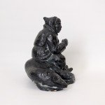 Inuit Polar Bear Sculpture - Alaskan Hunter Figurine