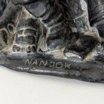 Inuit Polar Bear Sculpture - Alaskan Hunter Figurine