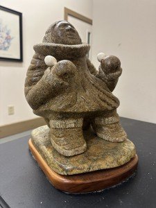 Michael Scott 1993 Inuit Soapstone Carving Sculpture