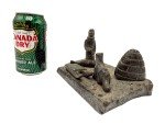 Signed Vintage Inuit Soapstone Carving Figurine