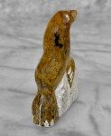 Traditional Inuit Soapstone Seal Carving Sculpture