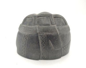 Signed Inuit Soapstone Family Figurine Carving