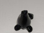 Black Stone Carving of Inuit Seal