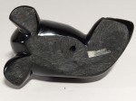 Black Stone Carving of Inuit Seal