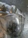 Signed Inuit Antique Stone Carving by MATHNE