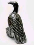Vintage Inuit Large Stone Bird Carving 6¼