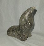 Signed Inuit Stone Seal Carving Figurine