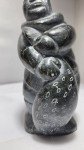 Inuit Soapstone Seal Hunter Carving - 5 Inches