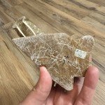 Soapstone Etched Walrus Inuit Art Carving