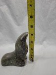 Signed Inuit Stone Seal Carving Figurine