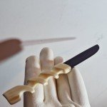 Hand-Carved Inuit Letter Opener Knife - 7.5