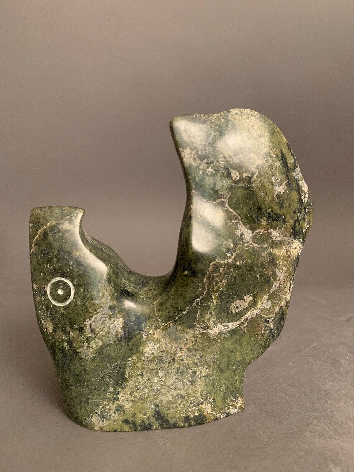 Inuit Art Carving Joe Poodlat Bird (1992)