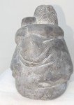 Soapstone Inuit Carving: Mother and Child Sculpture