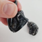 Handmade Soapstone Cat and Dolphin Sculptures