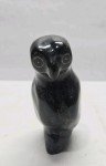 Inuit Soapstone Black Bird Sculpture, 1978