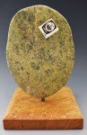 Kakee Peter Vintage Inuit Stone Face Carving