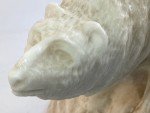 11” Inuit Art Polar Bear Stone Carving
