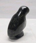 Inuit Soapstone Black Bird Sculpture, 1978