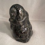 Original Arnold Kayutak Hand Carved Inuit Couple Sculpture